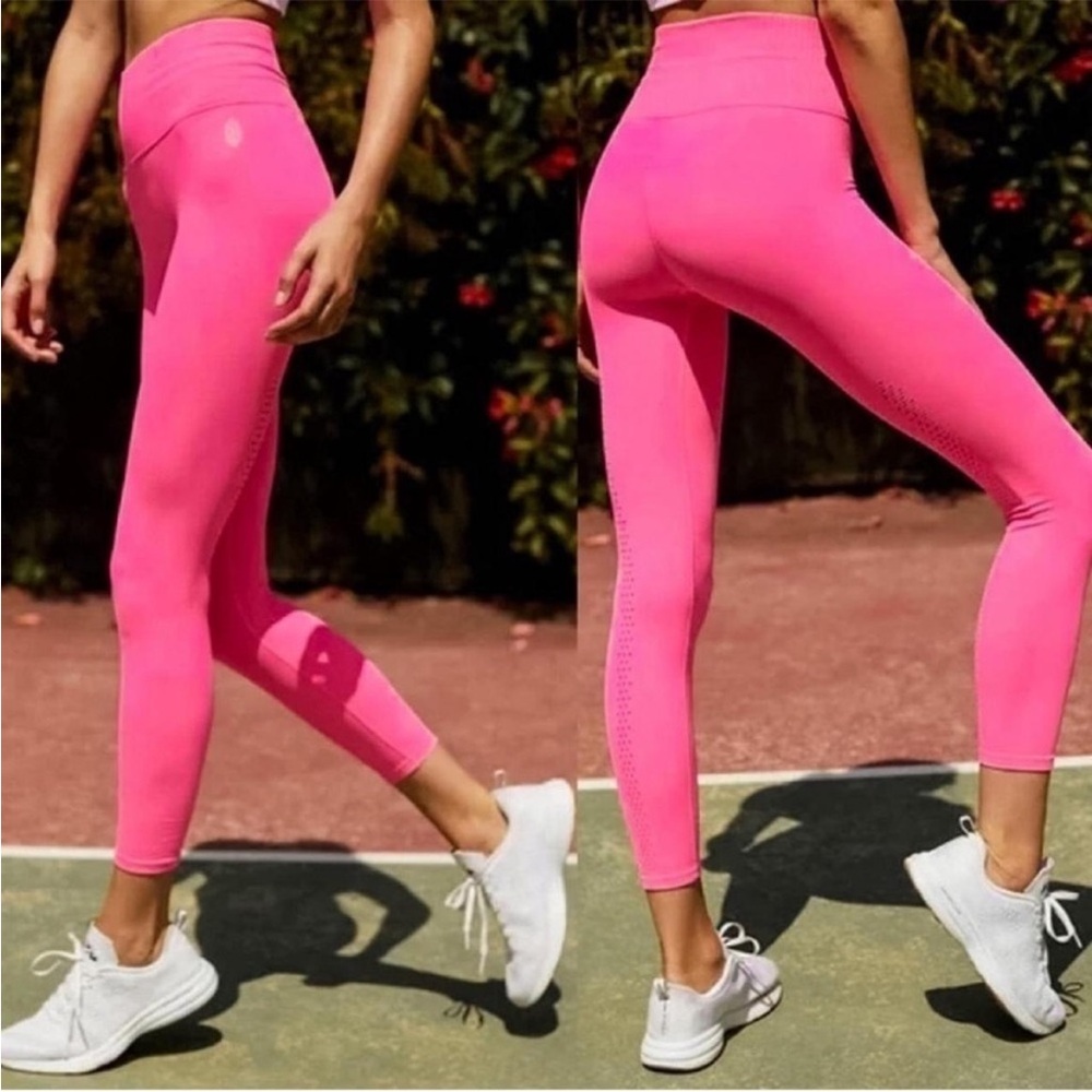 Free People FP Movement Good Karma Leggings in Tropical Pink